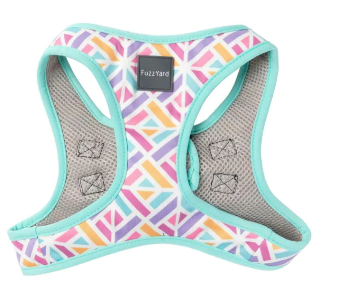 FUZZYARD STEP IN HARNESS - BUBBLEGUM BURST