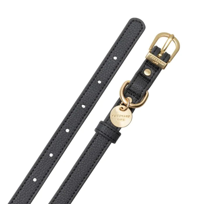 FUZZYARD LIFE ATELIER DOG COLLAR - SLATE GREY