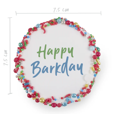 BARNEYS BARKERY - DOG BIRTHDAY CAKE ROUND