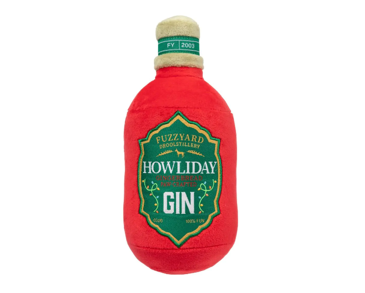 HOWLIDAY GINGERBREAD GIN - DOG TOY