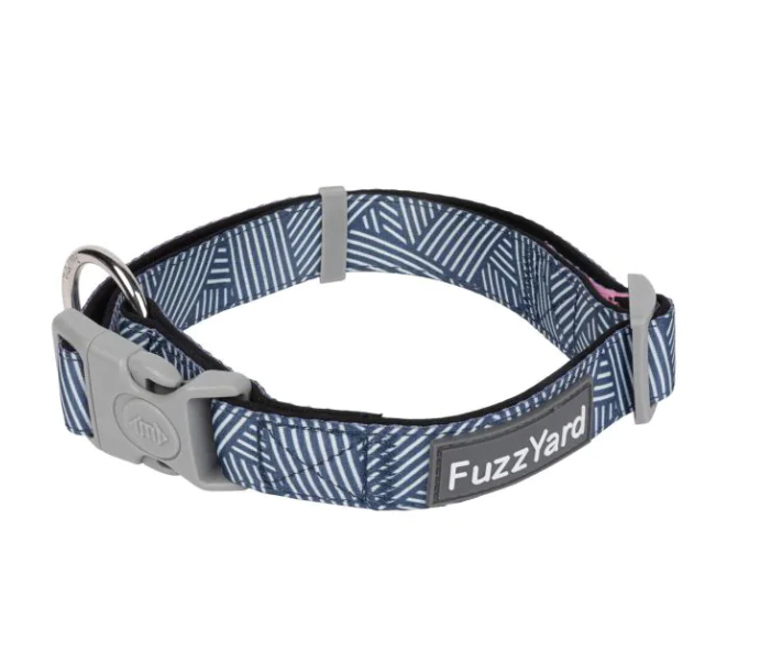 FUZZYARD DOG COLLAR - THORNBURY AEGEAN BLUE