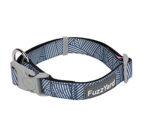 FUZZYARD DOG COLLAR - THORNBURY AEGEAN BLUE