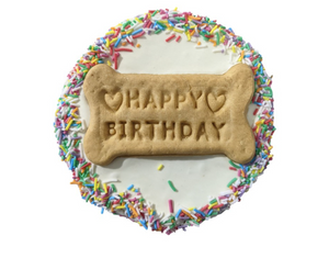DOG BIRTHDAY CAKE COOKIE YOGHURT