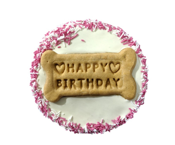 DOG BIRTHDAY CAKE COOKIE YOGHURT