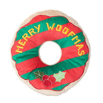 GIANT MERRY WOOFMAS DONUT - DOG TOY