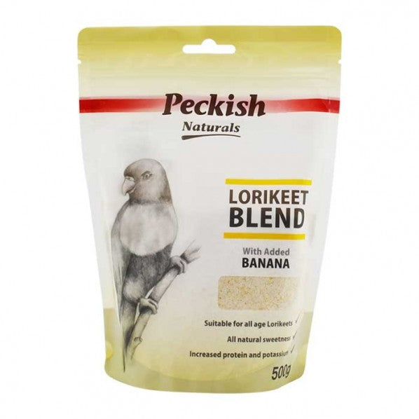 PECKISH NATURALS - LORIKEET BLEND WITH ADDED BANANA