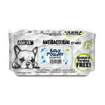 ANTIBACTERIAL PET WIPES - BABY POWDER