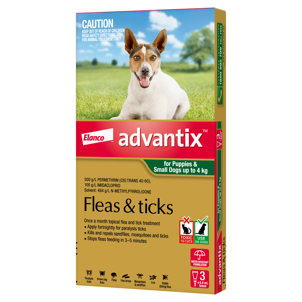 
            
                Load image into Gallery viewer, ADVANTIX FOR PUPPIES AND SMALL DOGS UP TO 4KG
            
        