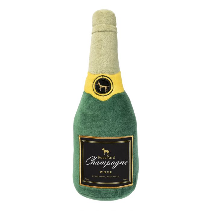 FUZZYARD CHAMPAGNE DOG TOY