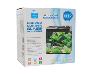 CURVED CORNER GLASS AQUARIUM