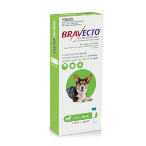 BRAVECTO SPOT ON FOR DOGS 10-20KG