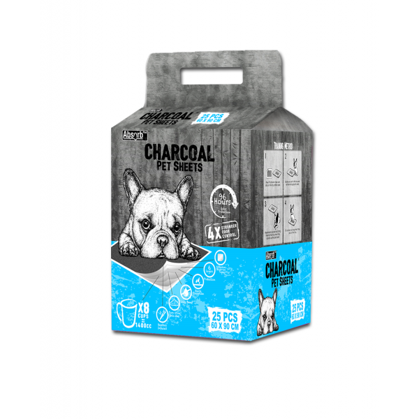 CHARCOAL TRAINING PEE PADS