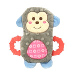 PUPPY SNUGGLE FRIENDS MONKEY W/ TEETHING RINGS