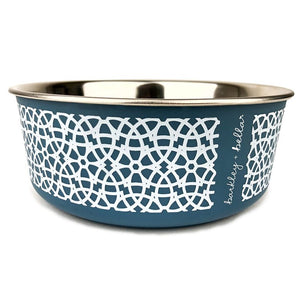 BARKLEY & BELLA GREY/BLUE MARRAKESH BOWL
