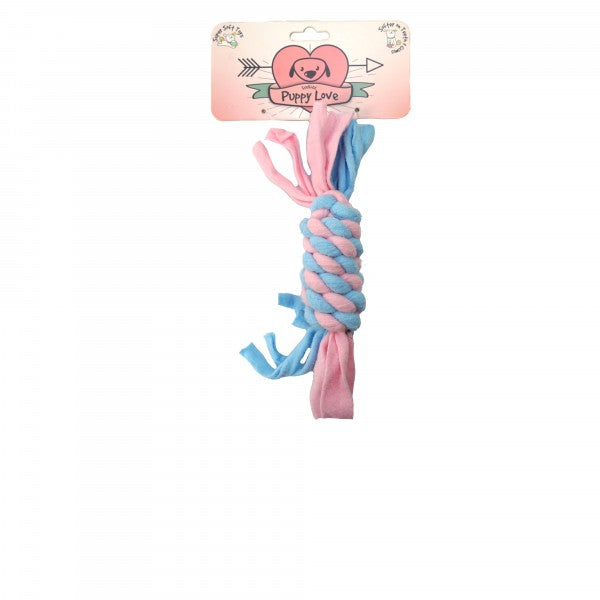 PUPPY LOVE FLEECE LOG TOY