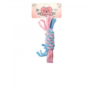 PUPPY LOVE FLEECE LOG TOY