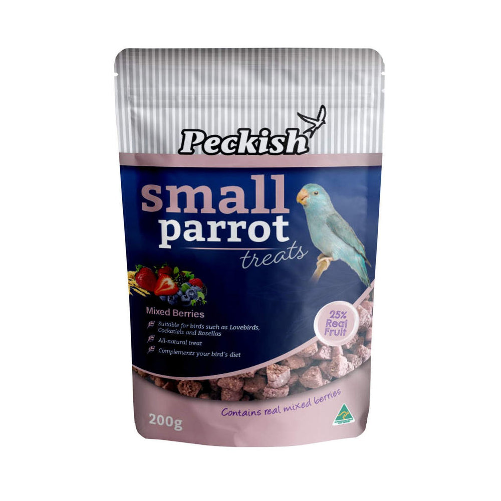 PECKISH SMALL PARROT TREATS - MIXED BERRIES