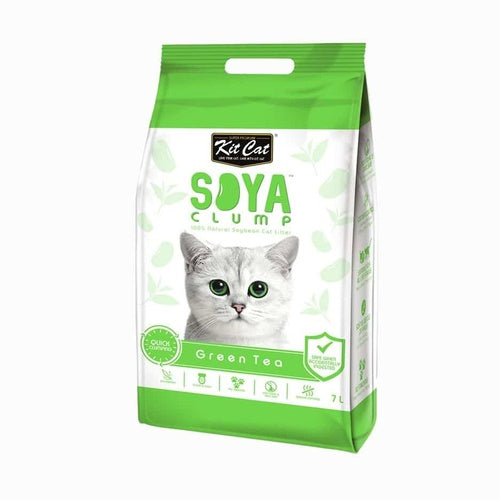 KIT CAT SOYA CLUMP LITTER GREEN TEA 7L