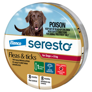 SERESTO COLLAR FOR DOGS OVER 8KG