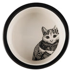 TRIXIE CAT BOWL - CAT PRINT DESIGN