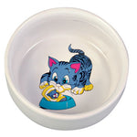 TRIXIE CAT BOWL - BLUE CAT