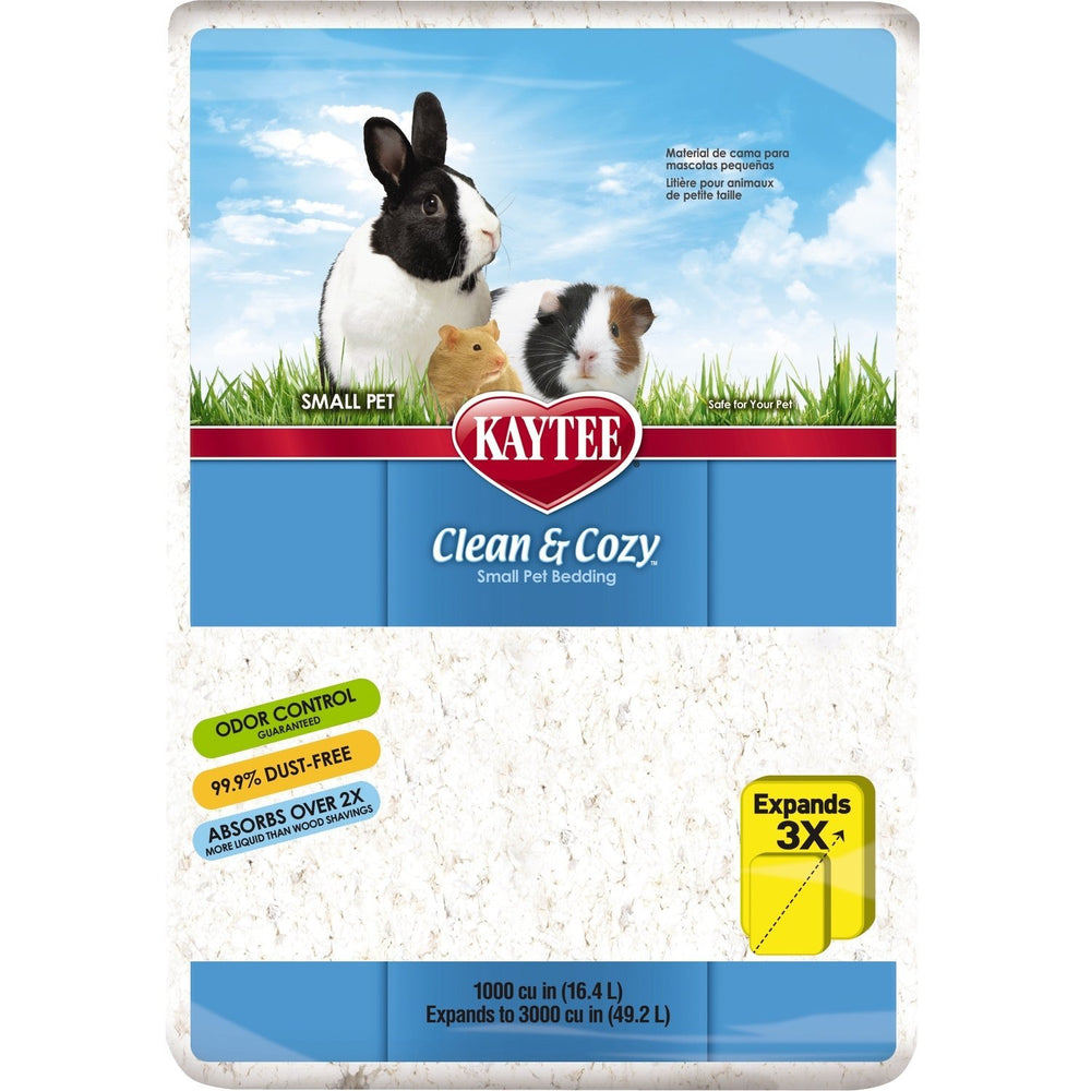 KAYTEE CLEAN AND COZY PET BEDDING - WHITE