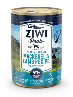 ZIWI PEAK DOG - MACKEREL & LAMB TIN