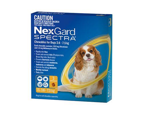 NEXGARD SPECTRA 3.6-7.5KG