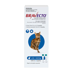 BRAVECTO FOR CATS 2.8-6.25KG