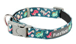 FUZZYARD DOG COLLAR - DINOSAUR LAND