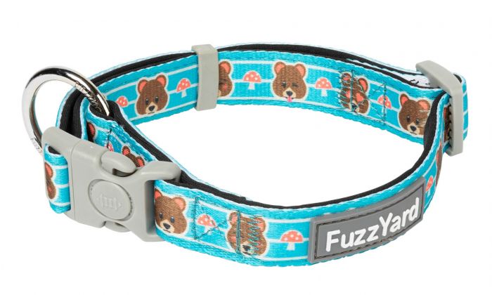 FUZZYARD DOG COLLAR - FUZZ BEAR