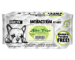 ANTIBACTERIAL PET WIPES - ALOE VERA